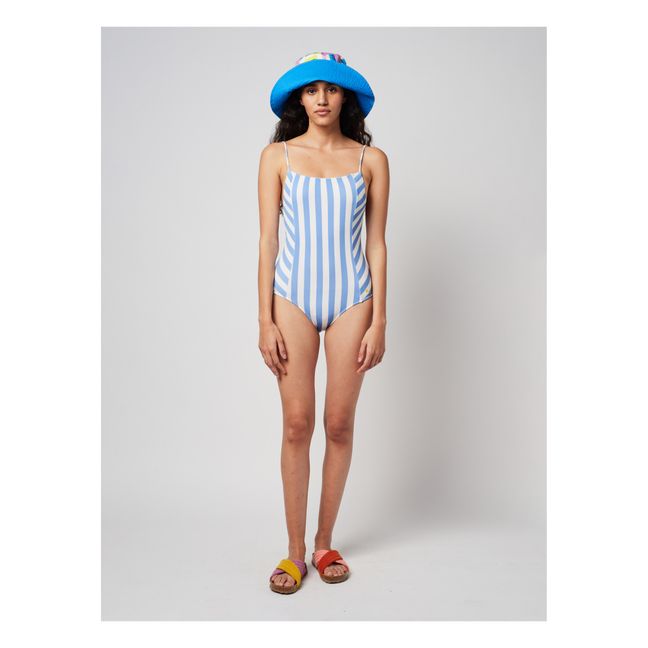 Striped One-Piece Swimsuit | Blu