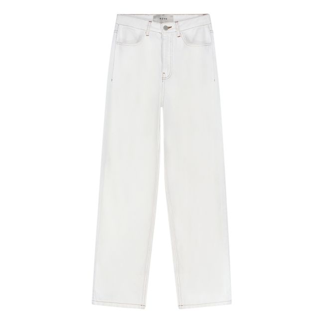 Relaxed Fit Jeans | Bianco