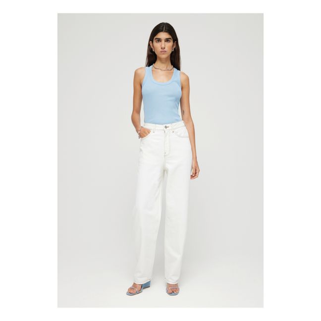 Relaxed Fit Jeans | Bianco