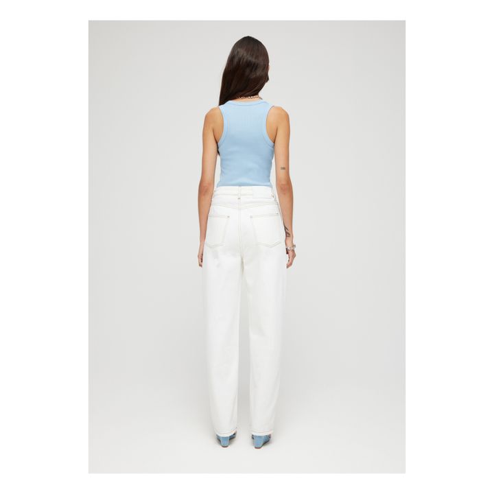 Róhe Cotton Rib Tank Top in Sky Blue – Order Of Style