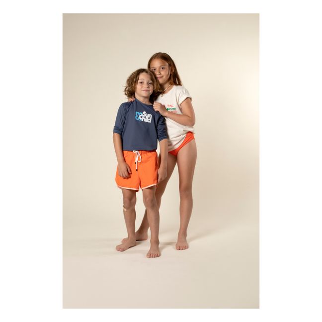 T-shirt kurzärmelig Pizza Beach | Seidenfarben