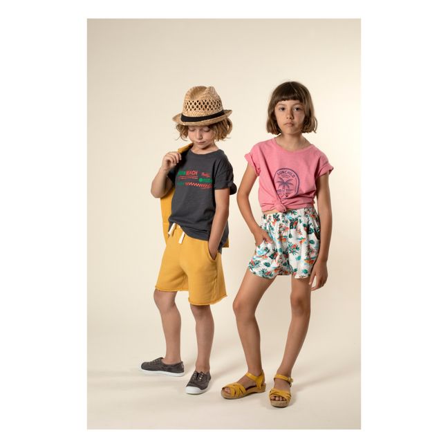 T-shirt Manches Courtes Pizza Beach | Noir