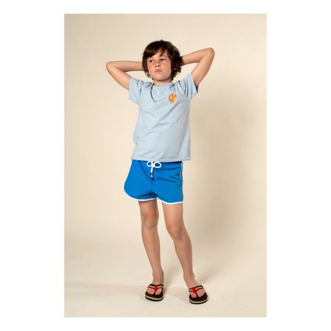 Zweifarbige Badeshorts Carlos | Blau