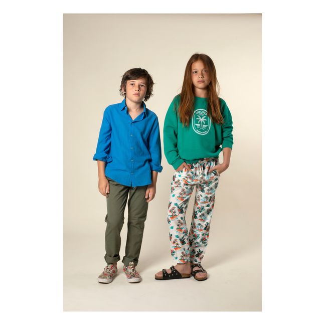 Sudadera con cuello redondo Coconut | Verde