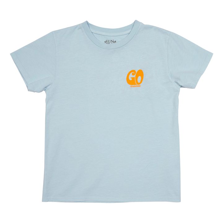 T-shirt kurzärmelig Roll On | Hellblau- Produktbild Nr. 0