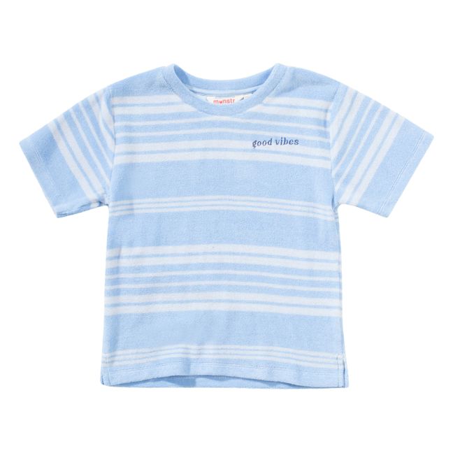 T-Shirt Eponge Miami | Bleu ciel