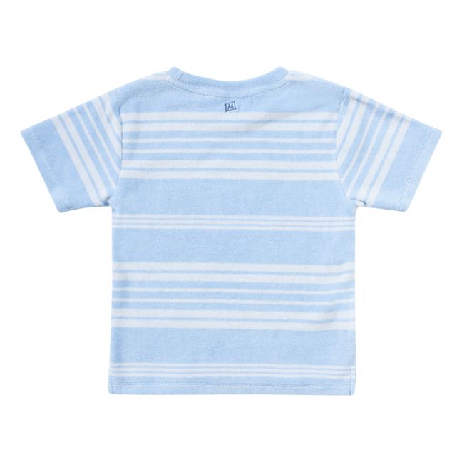 Miami Terry Cloth T-Shirt | Light blue