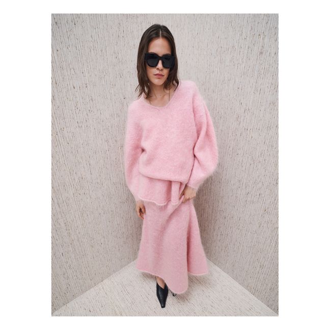 Maglione Hamie in mohair | Rosa