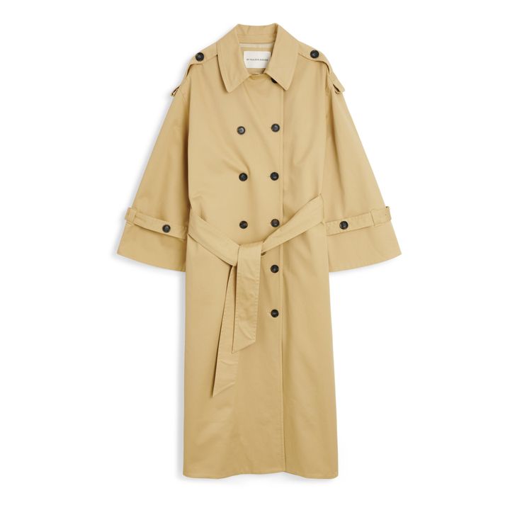 Alanis Organic Cotton Trench Coat | Beige- Product image n°0