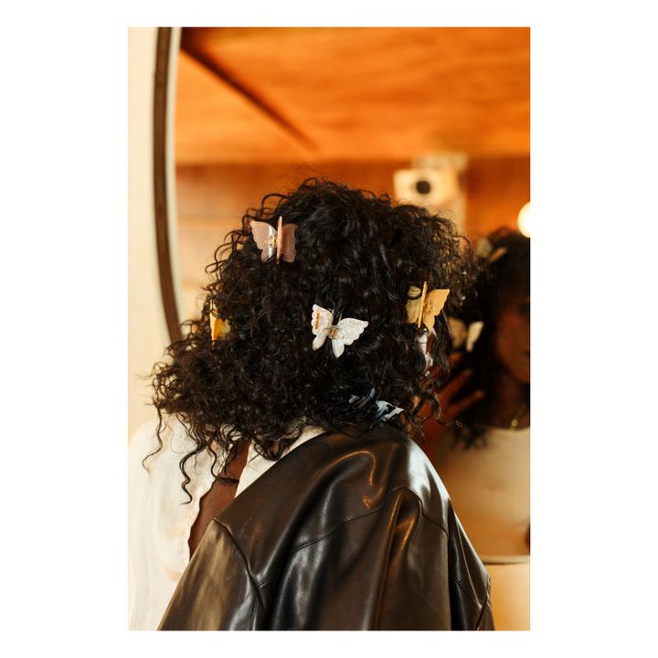 Pinza para el pelo La Voleuse | Blanco- Imagen del producto n°1