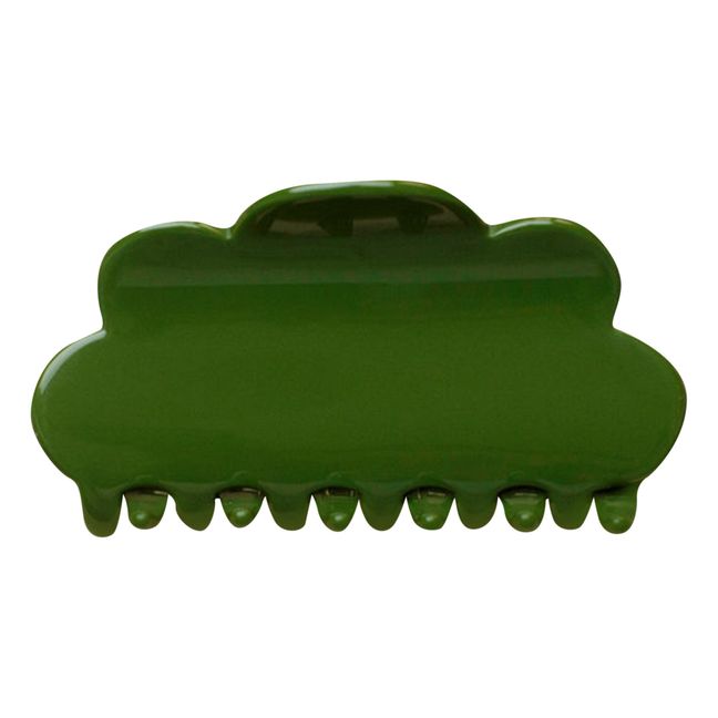 Cloud Hairclip | Green