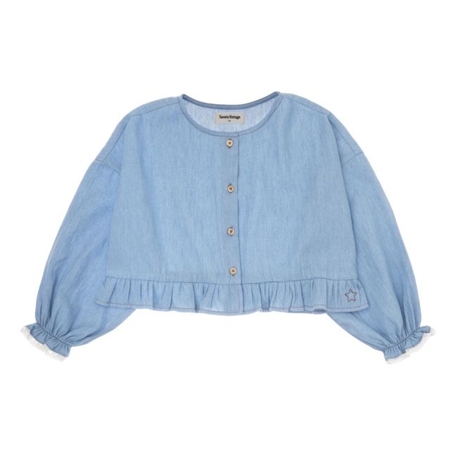 Blouse Chambray | Bleu jean