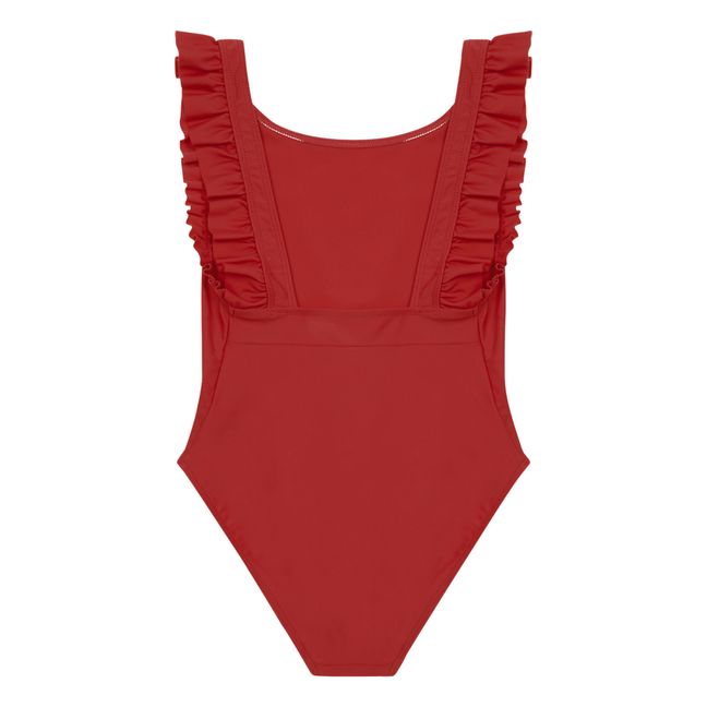 Thelma Recycled Polyamide Swimsuit | Rosso lampone