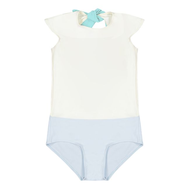 Prisca Recycled Polyamide Swimsuit | Light blue
