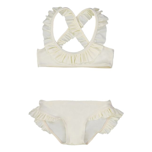 Maillot de Bain 2 Pièces Rose & Romy | Ecru