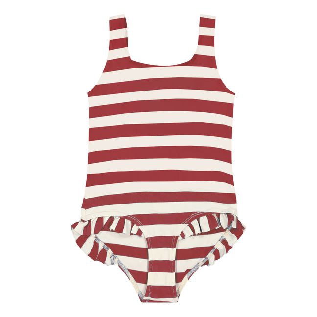 Lexy Recycled Polyamide Swimsuit | Raspberry red