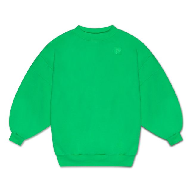 Sweatshirt Ballonärmel | Grün