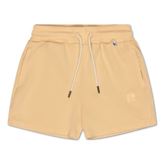 Pantalón corto de muletón | Amarillo
