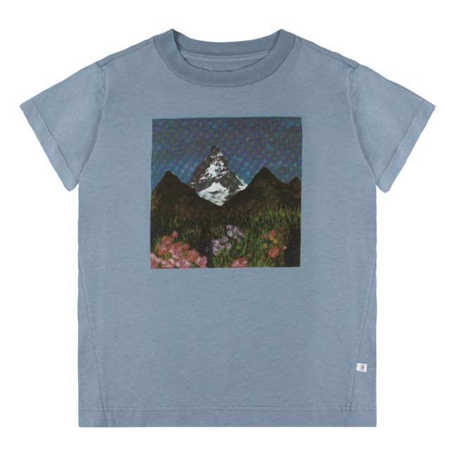 T-Shirt | Graublau