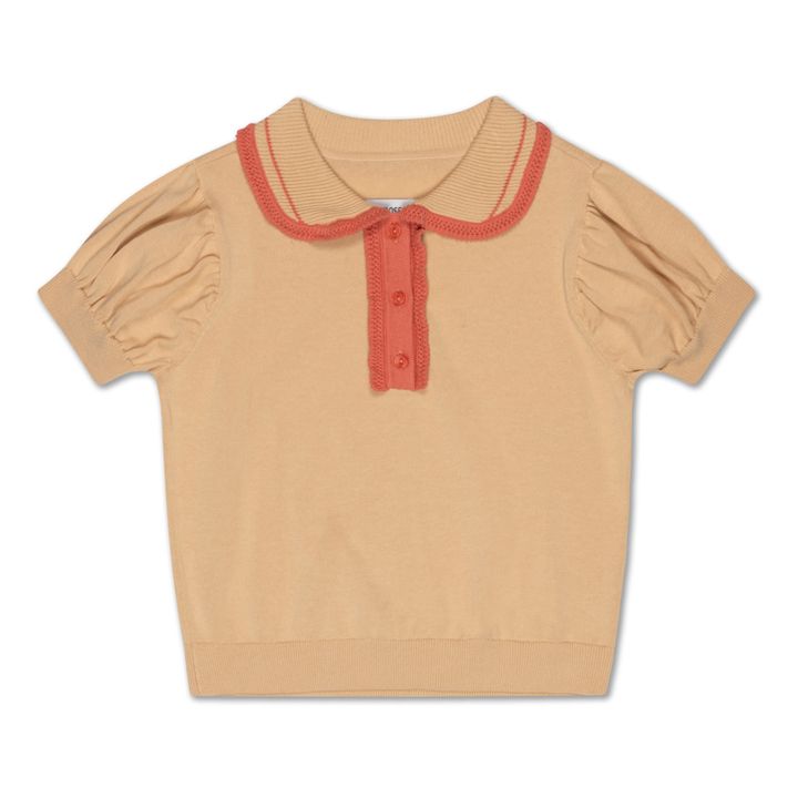 Wool Polo Shirt | Camel- Imagen del producto n°0