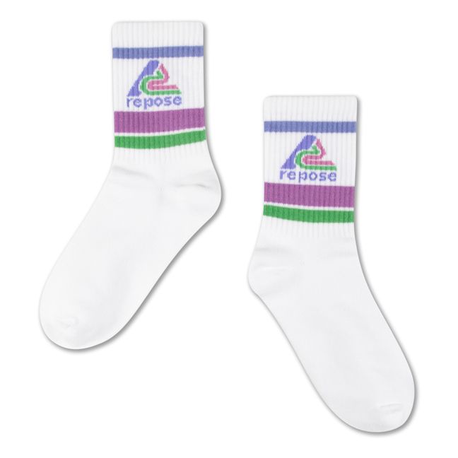 Socken Logo | Weiß