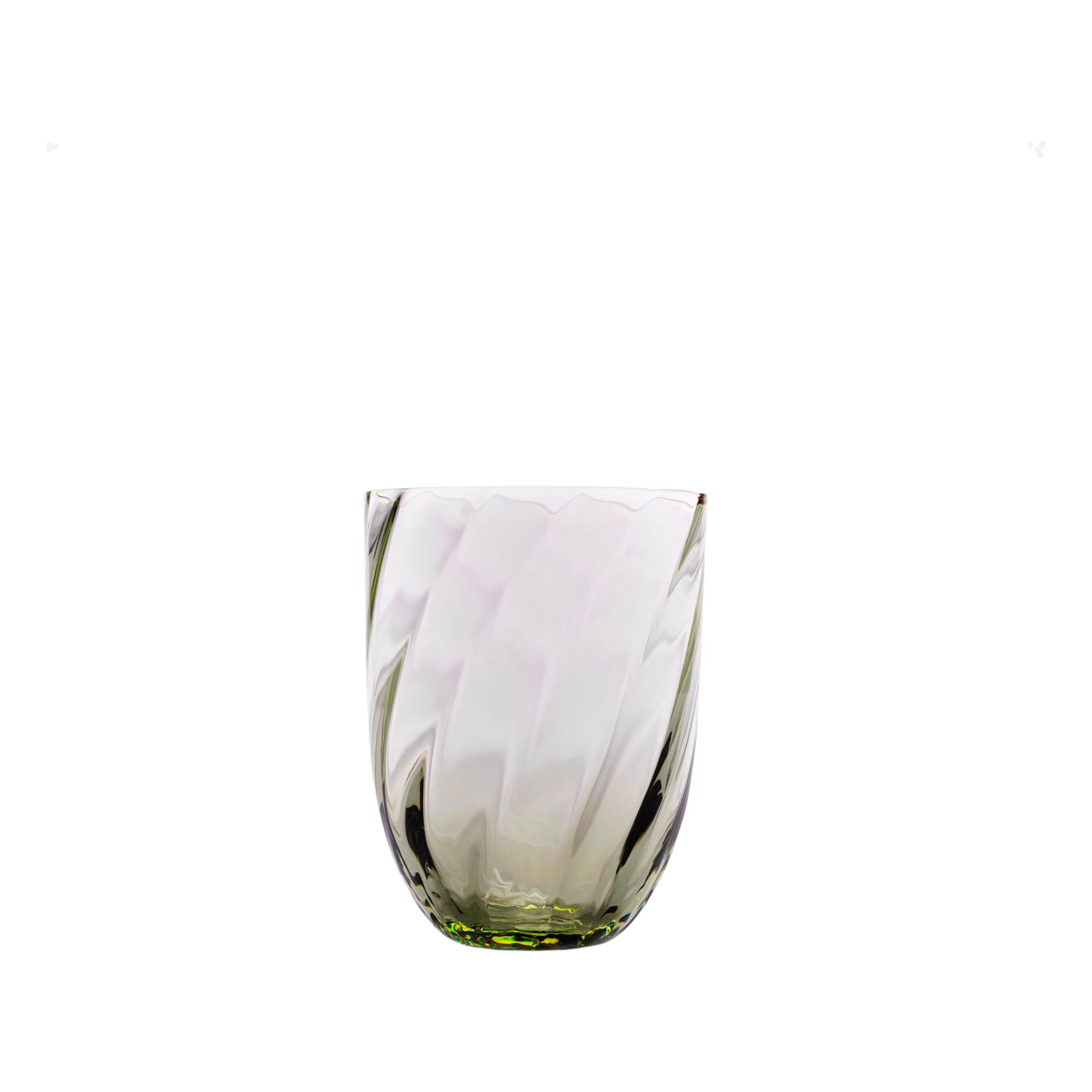 Swirl Glass | Olive green- Product image n°0