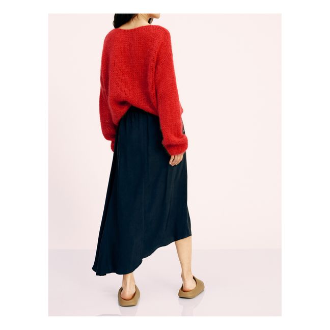 Maglione Maite in mohair | Rosso lampone