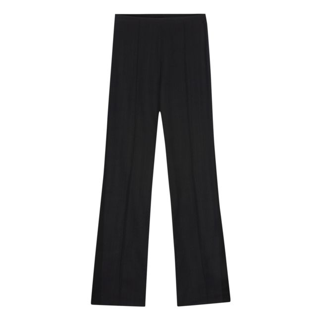 Pantalon Tailored High-Waisted | Noir