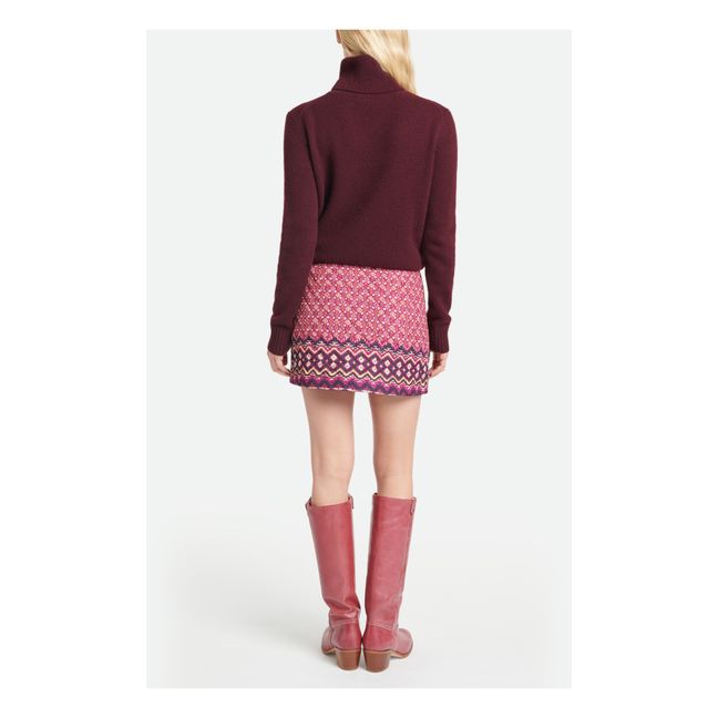 Gonna trapuntata Tolmia | Fuscia