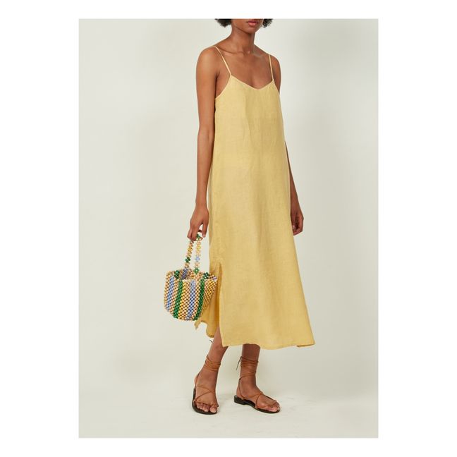 Rubine Linen Dress | Amarillo