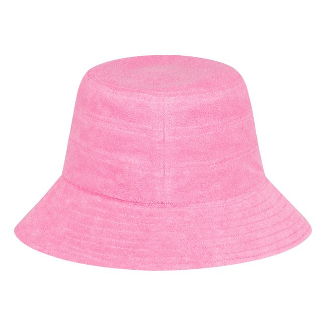 Terry Wave Bucket Hat | Pink