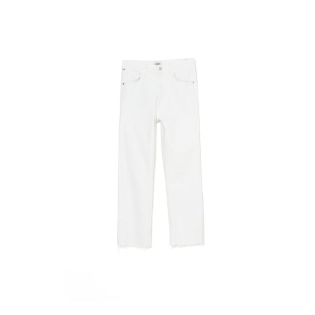 Daphne Organic Cotton Cropped Jeans | Lucent
