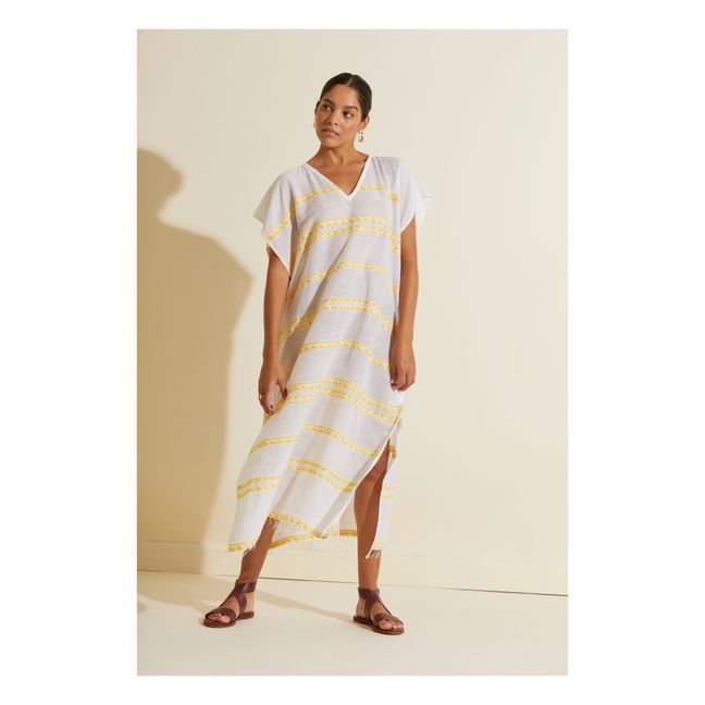 Abeba Classic Kaftan Dress | Gelb