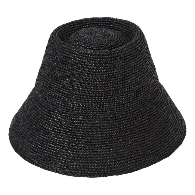 Sombrero de rafia Felix | Negro