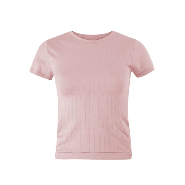 Sapient Flat Rib Multifunction Top | Blush