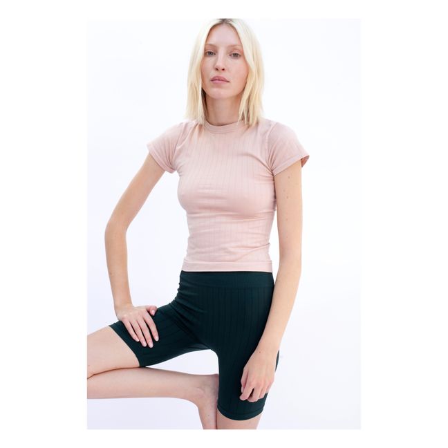 Sapient Flat Rib Multifunction Top | Blush
