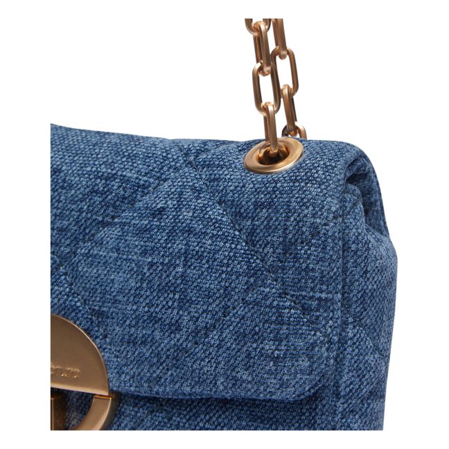 Nano Moon Linen Bag | Indigo blue