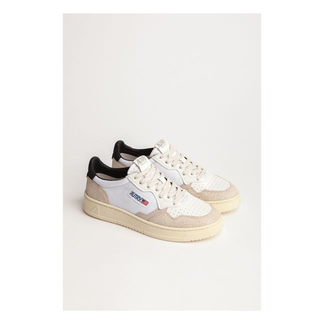 Medalist Low-Top Crack/Nabuk/Leather Sneakers | Negro