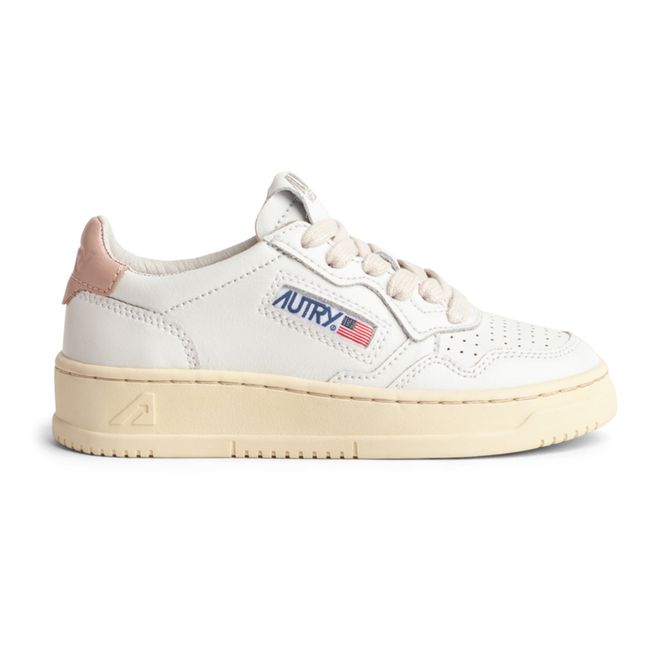 Baskets Kids Medalist Low Cuir | Rose