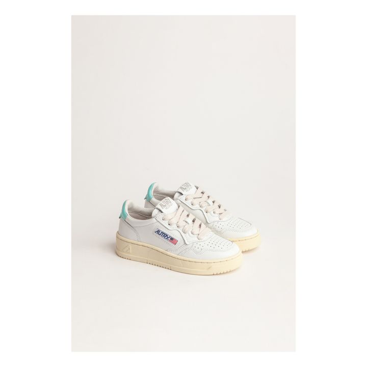Scarpe da ginnastica Kids Medalist Low in pelle | Turchese- Immagine del prodotto n°1