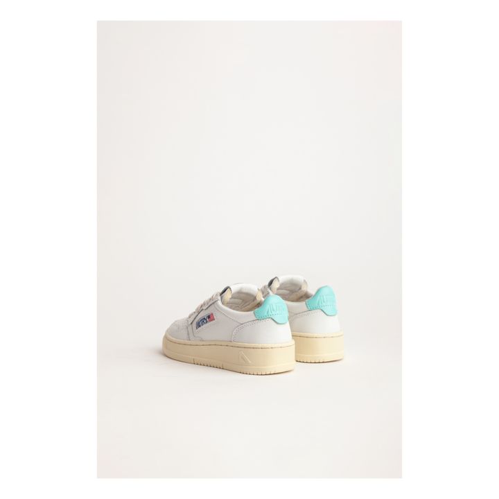 Kids Medalist Low-Top Leather Sneakers | Turquoise- Product image n°3