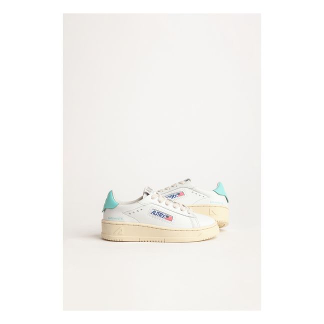 Kids Dallas Leather Sneakers | Turchese