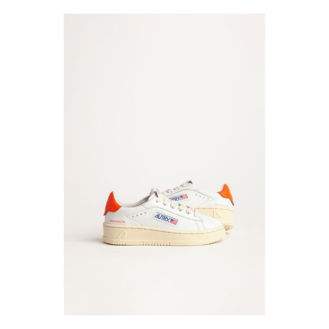 Kids Dallas Leather Sneakers | Arancione