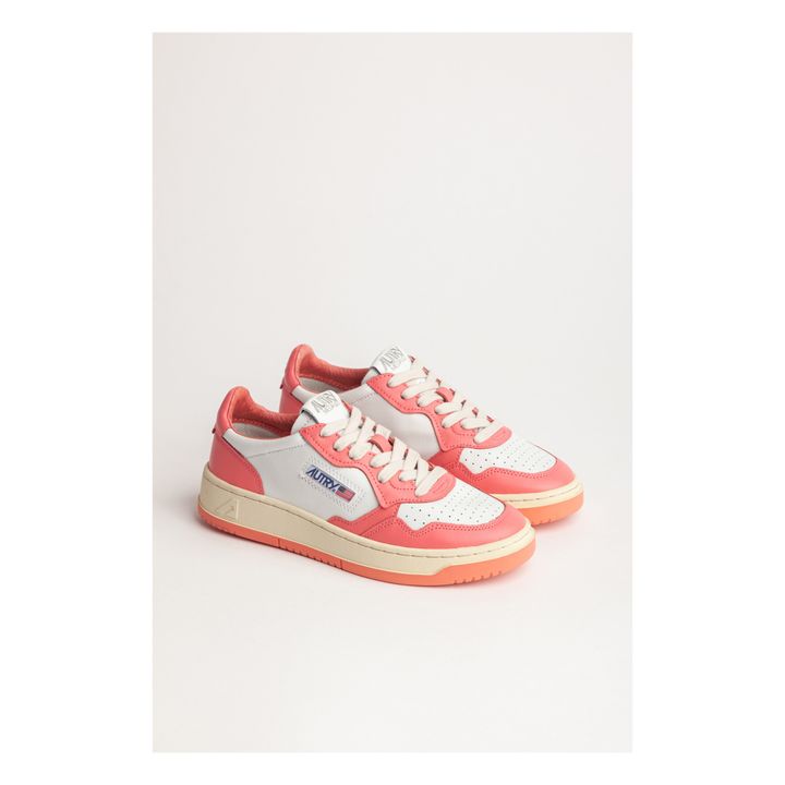 Zapatillas Medalist Low Piel Bicolor | Rosa chillón- Imagen del producto n°1