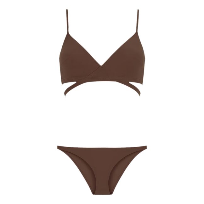 Bikini 2 pezzi Latitude 40 | Marrone