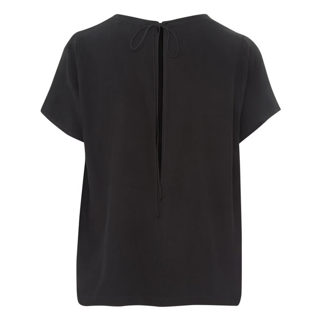 Top Harper Cupro | Schwarz