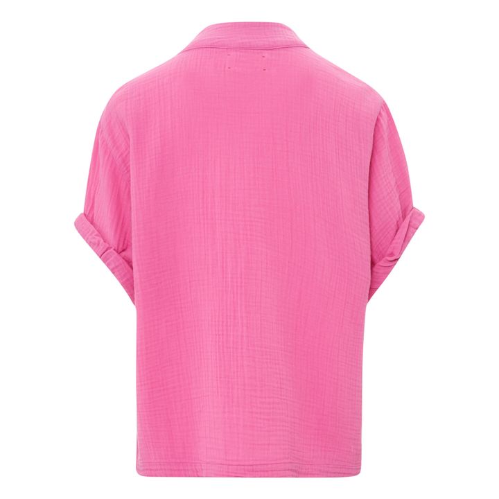 Top, modello: Avery garza di cotone | Rosa- Immagine del prodotto n°4