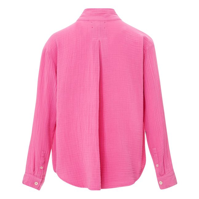 Finley Cotton Muslin Shirt | Rosa