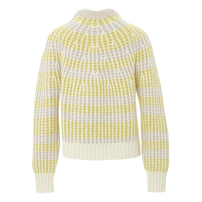 Pull Kelsey Alpaga et Laine | Jaune