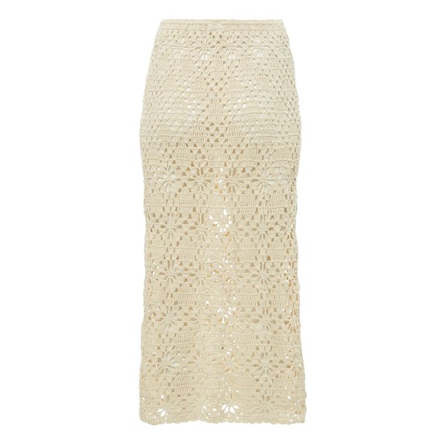 Edith Crochet Skirt | Ivory